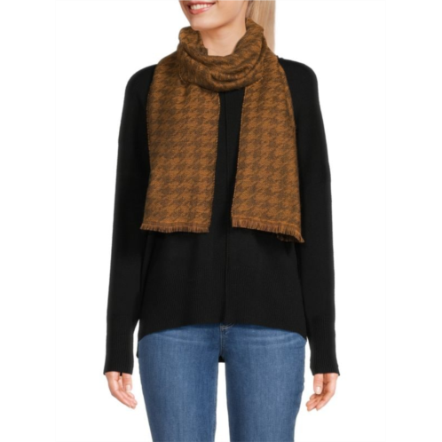 Cole Haan Houndstooth Wrap Around Scarf