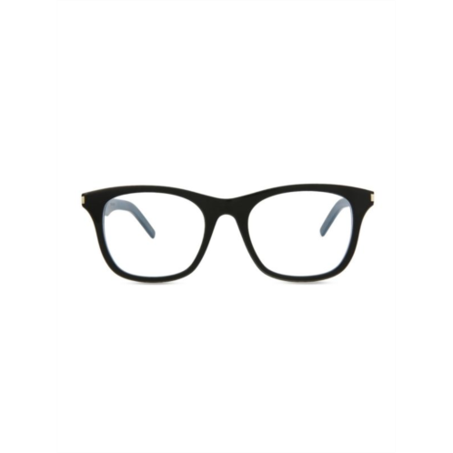 Saint Laurent 52MM Rectangle Eyeglasses