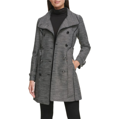 Guess Water Resistant Belted Double Breasted Trench Coat