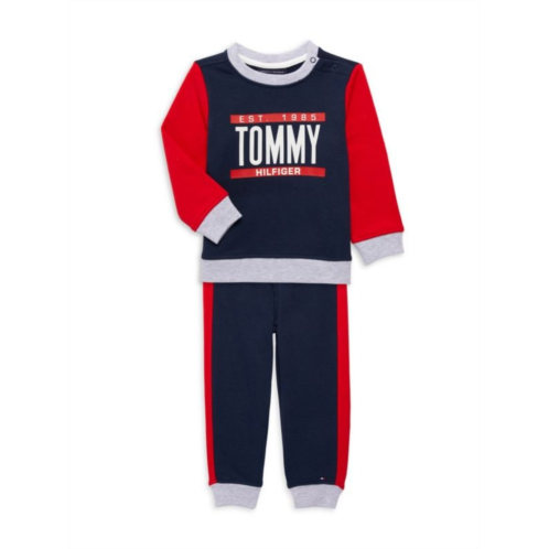 Tommy Hilfiger Baby Boys 2-Piece Sweatshirt & Joggers Set