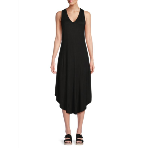 Renee C. Asymmetric Midi Tank Dress