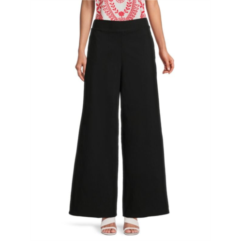 Renee C. High Rise Wide Leg Pants