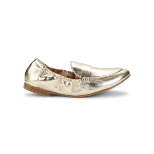 Charles by Charles David Bryce Metallic Ballet Loafers