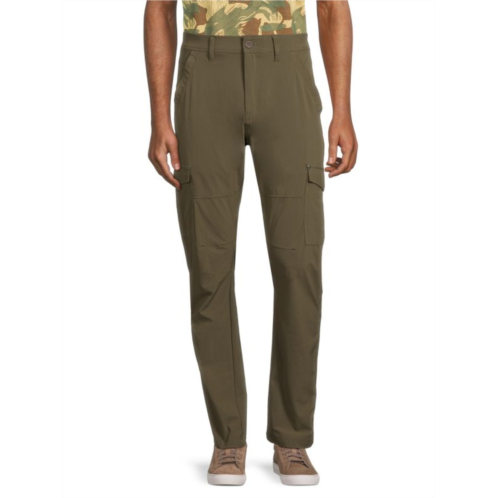 Point Zero by Maurice Benisti Solid Cargo Pants