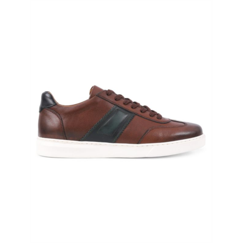 Vellapais Comfort Cordova Stripe Leather Wingtip Sneakers