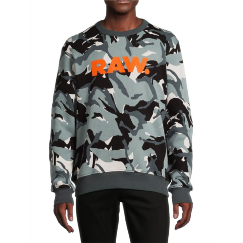 G-Star RAW Logo Camo Sweatshirt