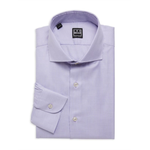 Ike Behar Frederick Cutaway Collar Micro Check Dress Shirt