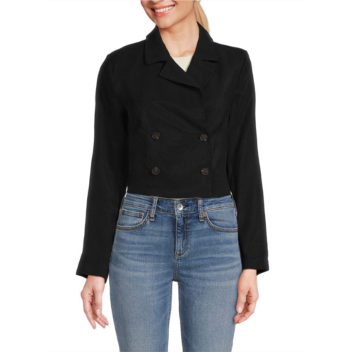 BCBGeneration Double Breasted Crop Jacket