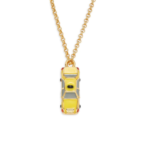Kate spade new york Goldtone & Cubic Zirconia Taxi Pendant Chain Necklace