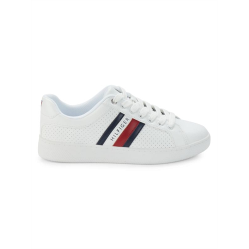 Tommy Hilfiger Logo Perforated Sneakers