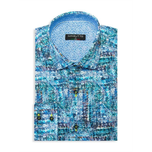 Masutto Skye Classic Fit Contrast Sport Shirt