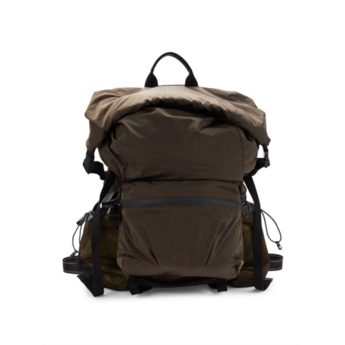 Bottega Veneta Leather Trim Backpack