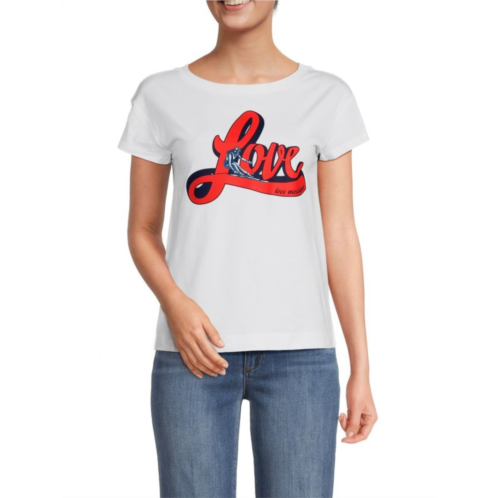 Love Moschino Graphic Logo Tee