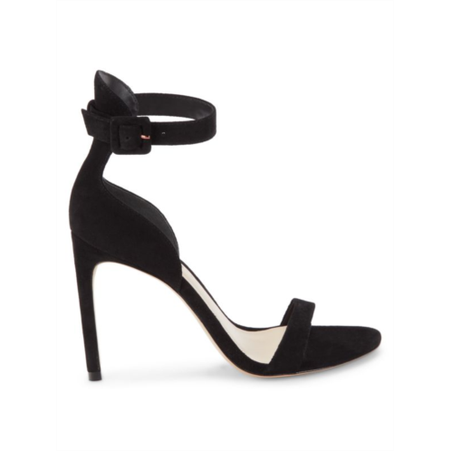 Sophia Webster Nicole Suede Ankle Loop Sandals