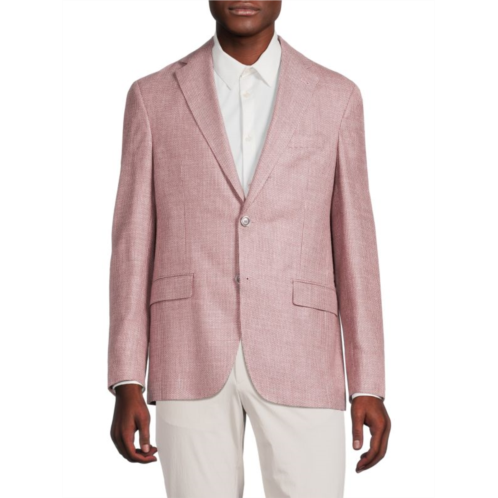 Jack Victor Mcallen Textured Wool Blend Blazer