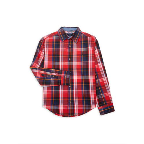 Nautica Boys Plaid Shirt