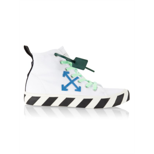 Off-White Vulcanized High-Top Canvas Sneakers