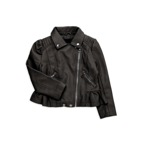 Urban Republic Little Girls Faux Leather Moto Jacket
