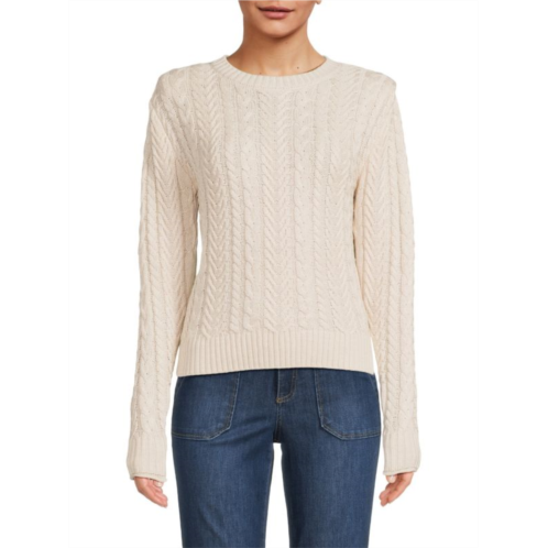 Central Park West Alexis Cable Knit Sweater