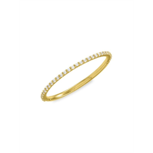 Saks Fifth Avenue 14K Gold & 0.1 TCW Diamond Band Ring