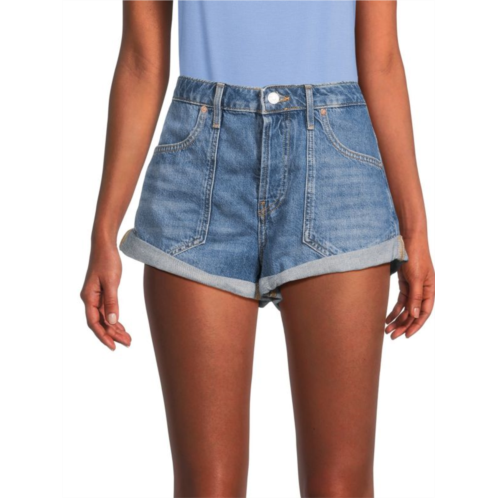 Free People Beginners Luck Denim Shorts