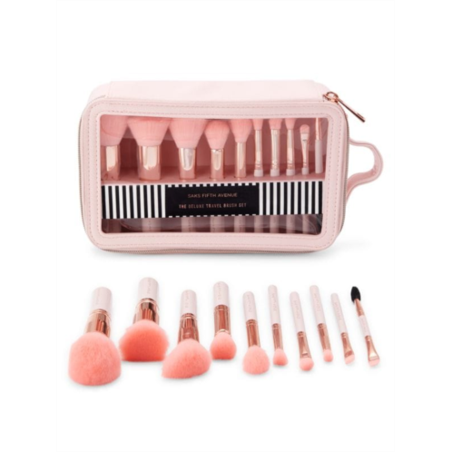 Saks Fifth Avenue 10-Piece The Deluxe Travel Brush Set