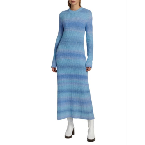 Vince Space Dye Midi Dress