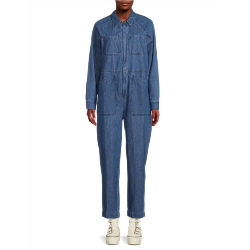 Madewell Zip Front Denim Coverall