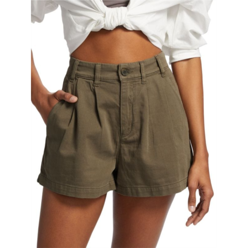 Free People Billie Pleated Chino Shorts