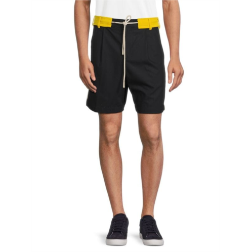 Palm Angels Track Belt Drawstring Shorts