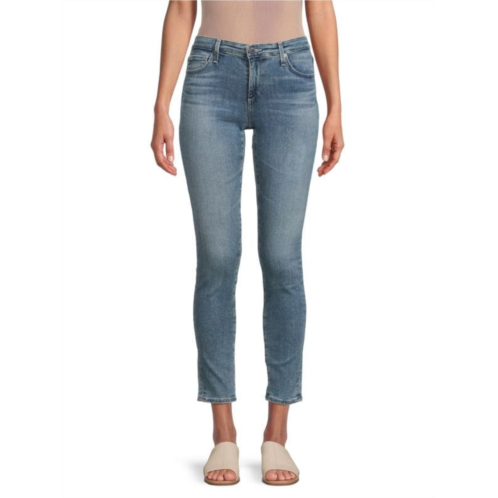 AG Jeans Mid Rise Ankle Super Skinny Jeans