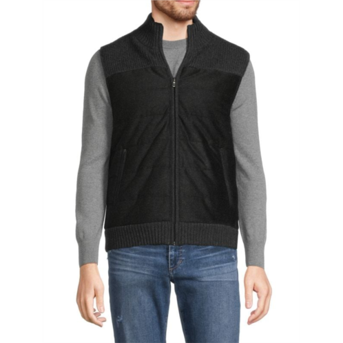 Amicale Quilted Sweater Vest