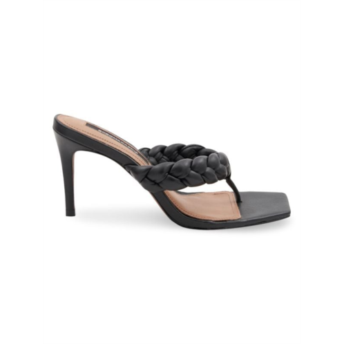 BCBGMAXAZRIA Bella Braided Heel Sandals