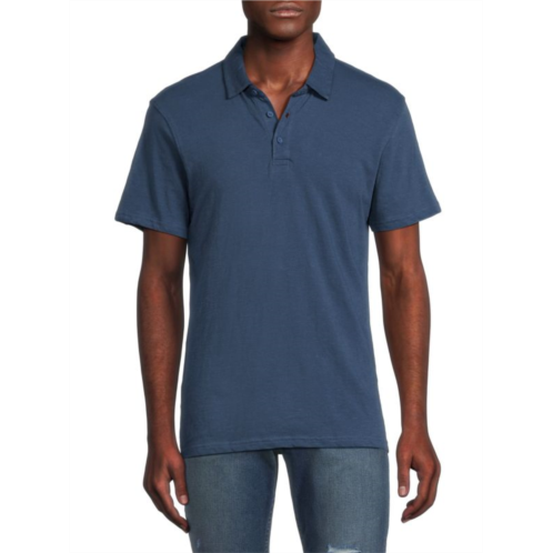 Saks Fifth Avenue Heathered Polo