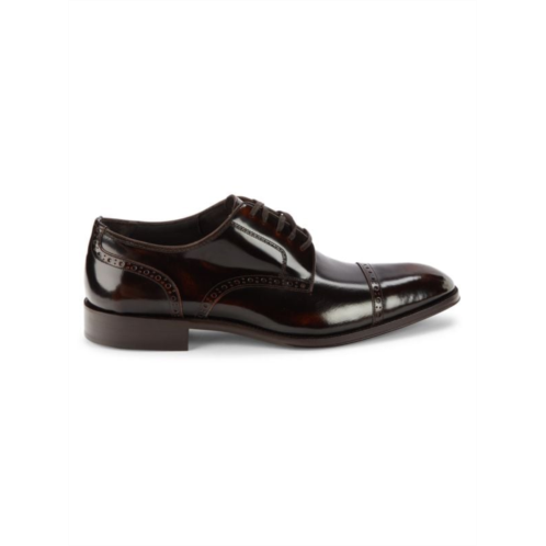 Johnston & Murphy Flynn Cap Toe Leather Derby Brogues