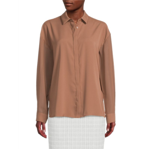 Calvin Klein Sheer Sleeve Shirt