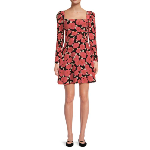 Reiss Andi Floral A Line Dress