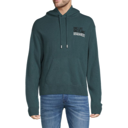 Dsquared2 Logo Cashmere Hoodie