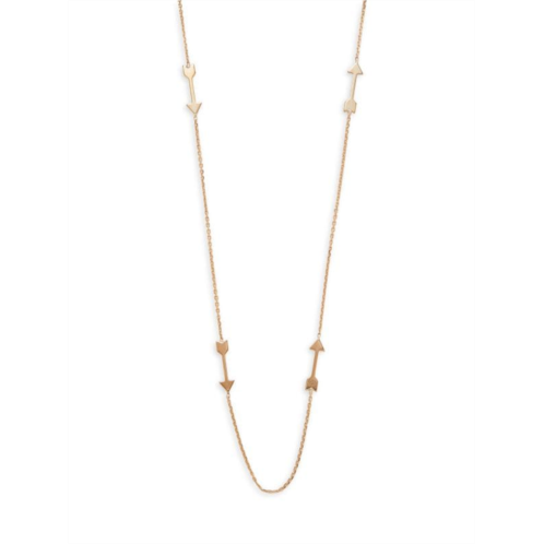 Zoe Chicco Feel The Love 14K Yellow Gold Arrow Necklace