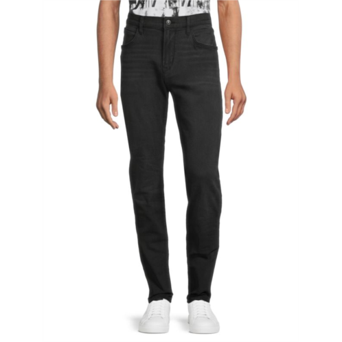 Hudson Blake Mid Rise Slim Straight Jeans