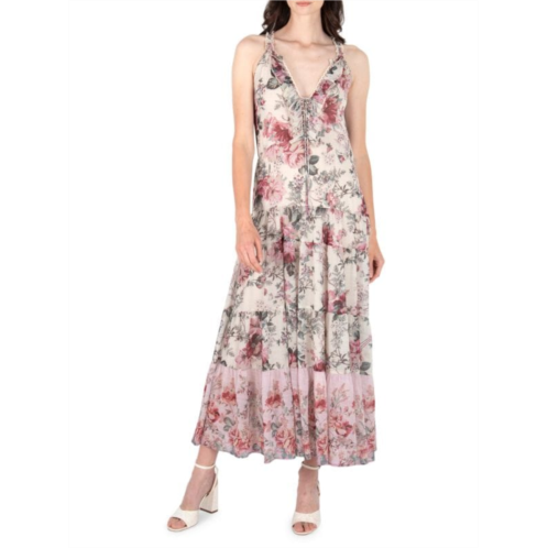 Secret Mission Super Natural Emma Floral Maxi Dress