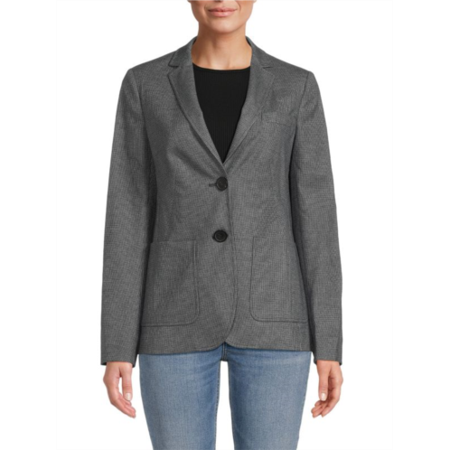 Piazza Sempione Micro Checked Blazer