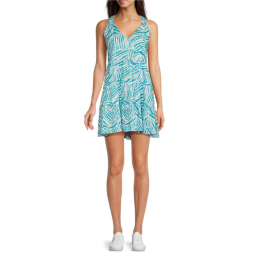 Amanda Uprichard Astra Linen Blend Mini Dress