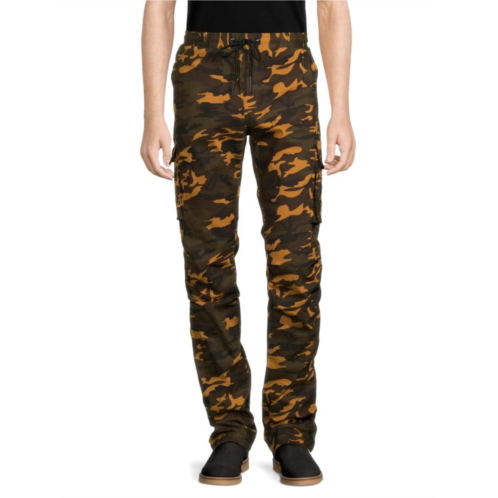 American Stitch Stacked Regular Fit Camo Drawstring Pants