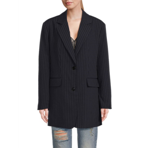 Walter Baker Kira Striped Single Breasted Blazer