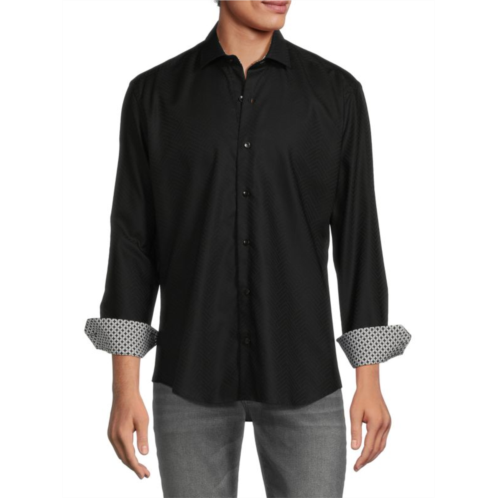 Bertigo Textured Long Sleeve Shirt