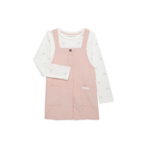 Calvin Klein Jeans Little Girls 2-Piece Tee & Dress Set