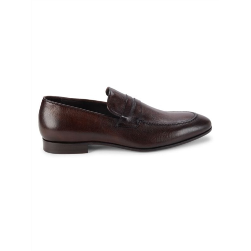 Saks Fifth Avenue Made in Italy Leather Penny Loafers