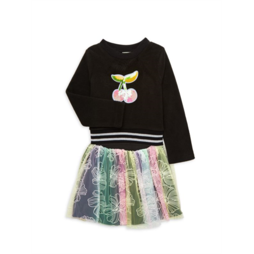 Samara Little Girls 2-Piece Sweatshirt & Skirt Set