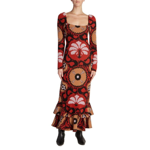 Johanna Ortiz Artful Dream Midi Dress